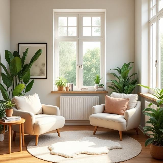 Therapy office interior