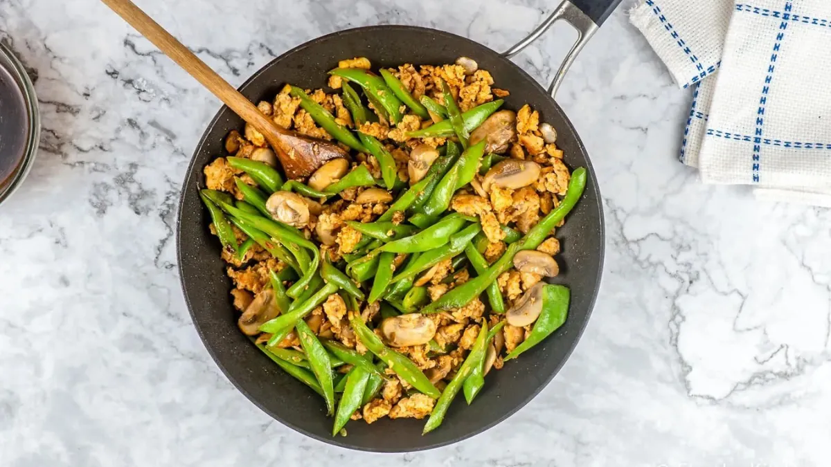 Keto Asian Turkey & Green Bean Stir Fry