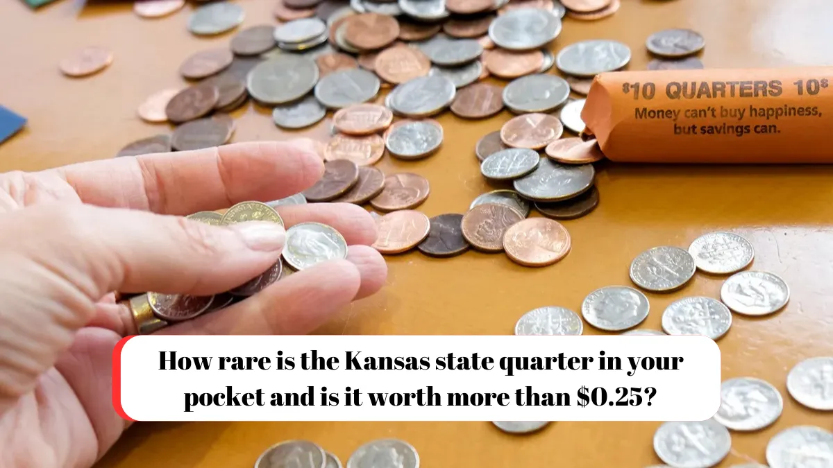 How rare is the Kansas state quarter in your pocket and is it worth more than $0.25?